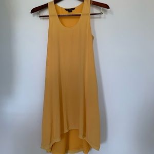 Armani Exchange yellow sleeveless dress size 2